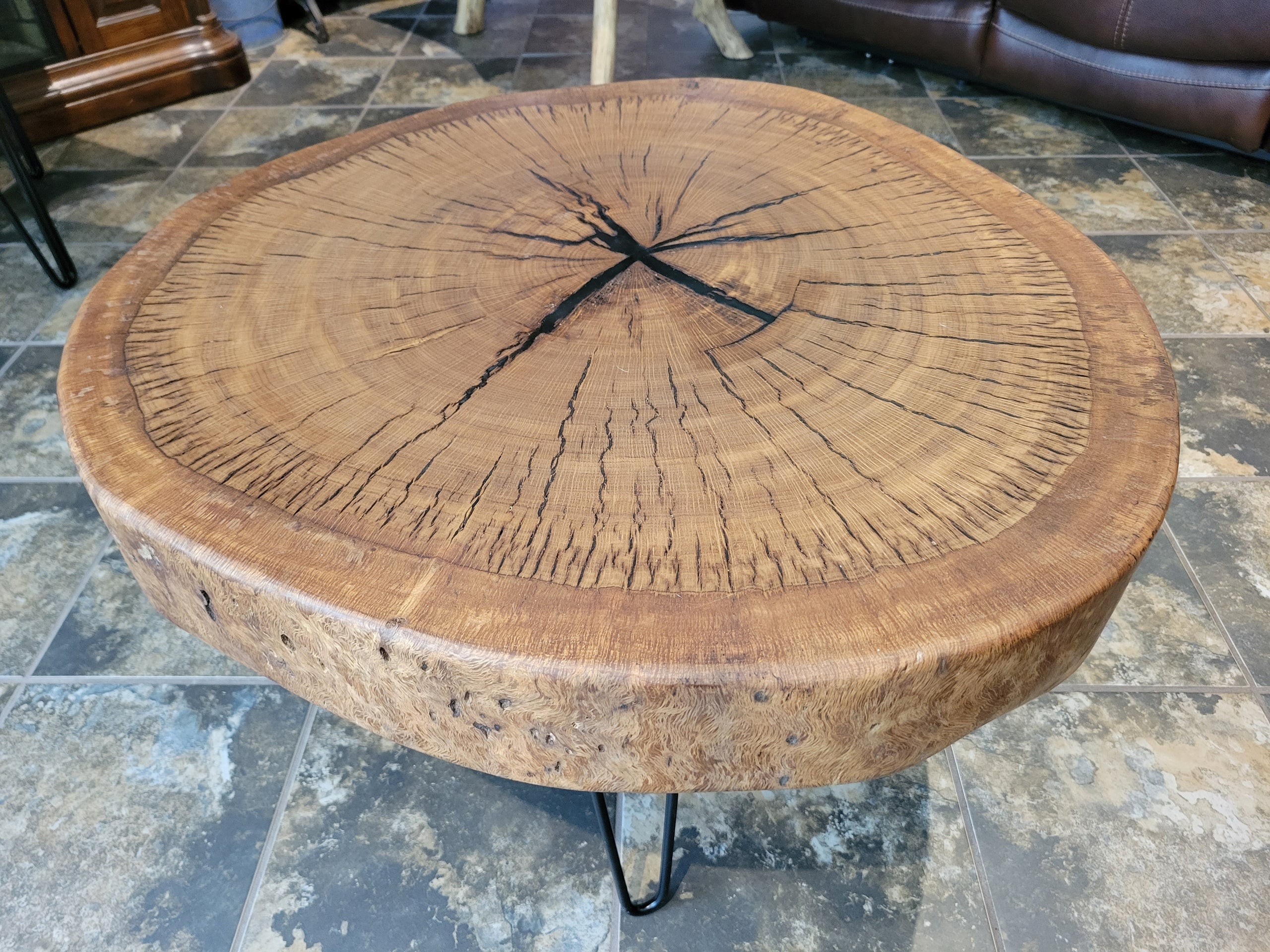 Pecan wood deals coffee table